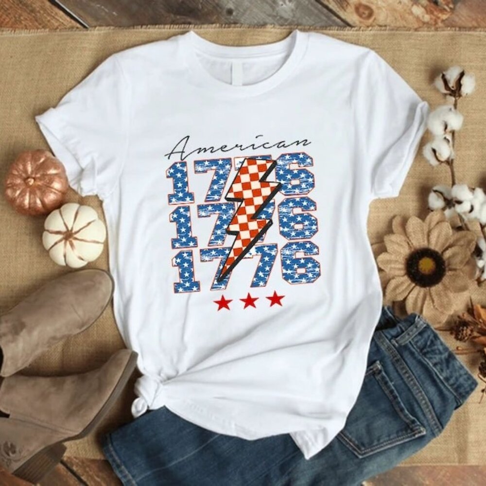 American 1776 Shirt, 1776 America 4th of July Shirt, 4th of July shirt